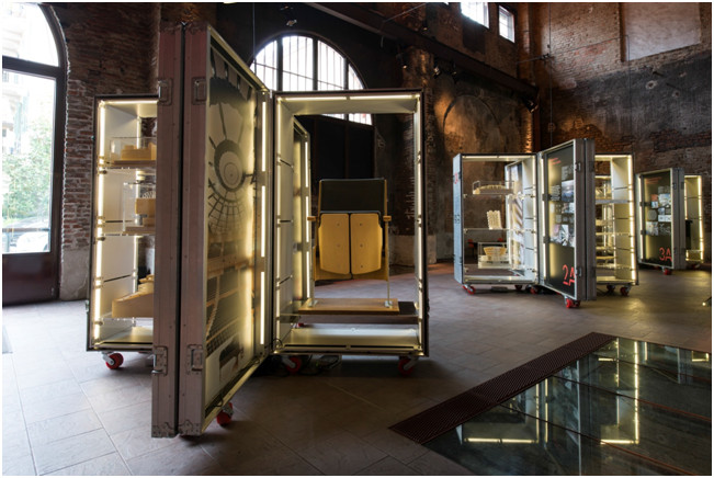 La exposición de diseño industrial Elementos se lleva a cabo sin contratiempos en Milán, con rodajas por Caster Concepts